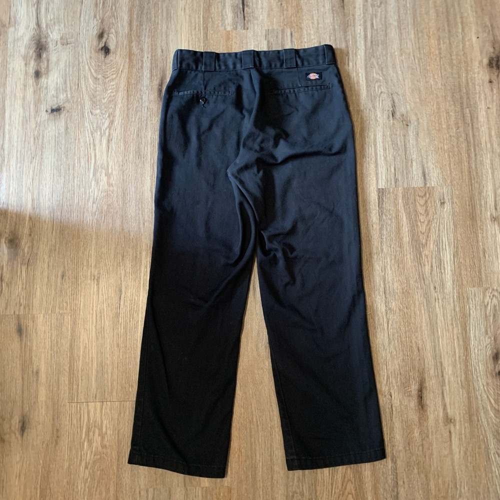 Dickies 874 straight leg skate utility pants in black - size 32x30 mens